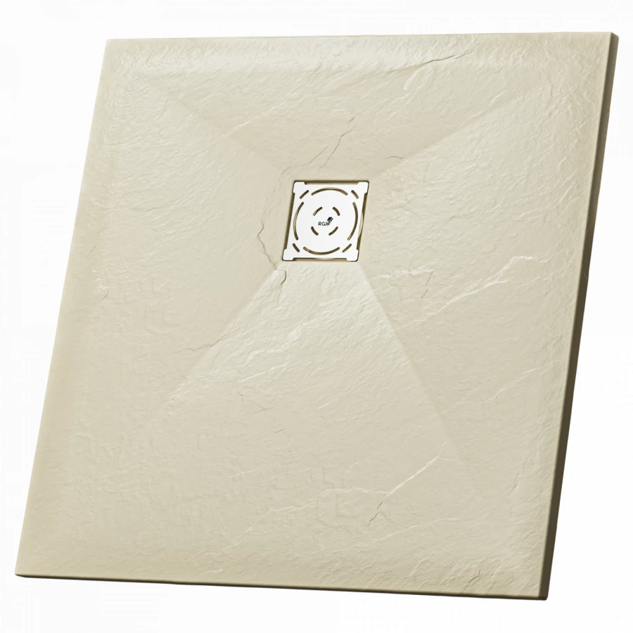 Душевой поддон квадратный RGW ST-Be Бежевый 16152088-03 80х80 см