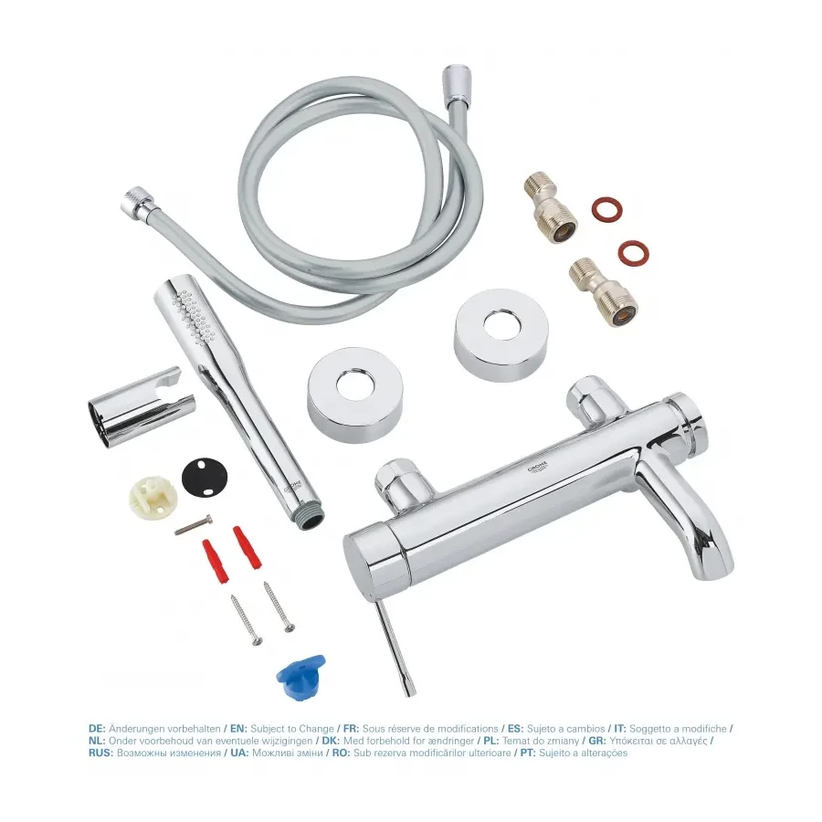 Смеситель для ванны Grohe Essence с душевым гарнитуром 33628001