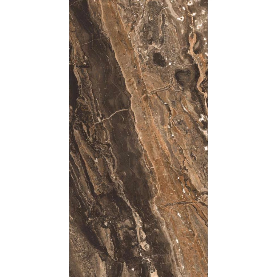 Керамогранит Primavera Richter brown High glossy GR204 120х60 см