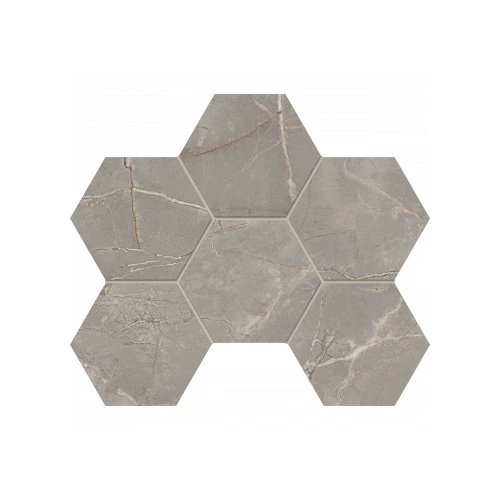Мозаика Estima Bernini BR03 Hexagon полированная 67343 28,5х25 см