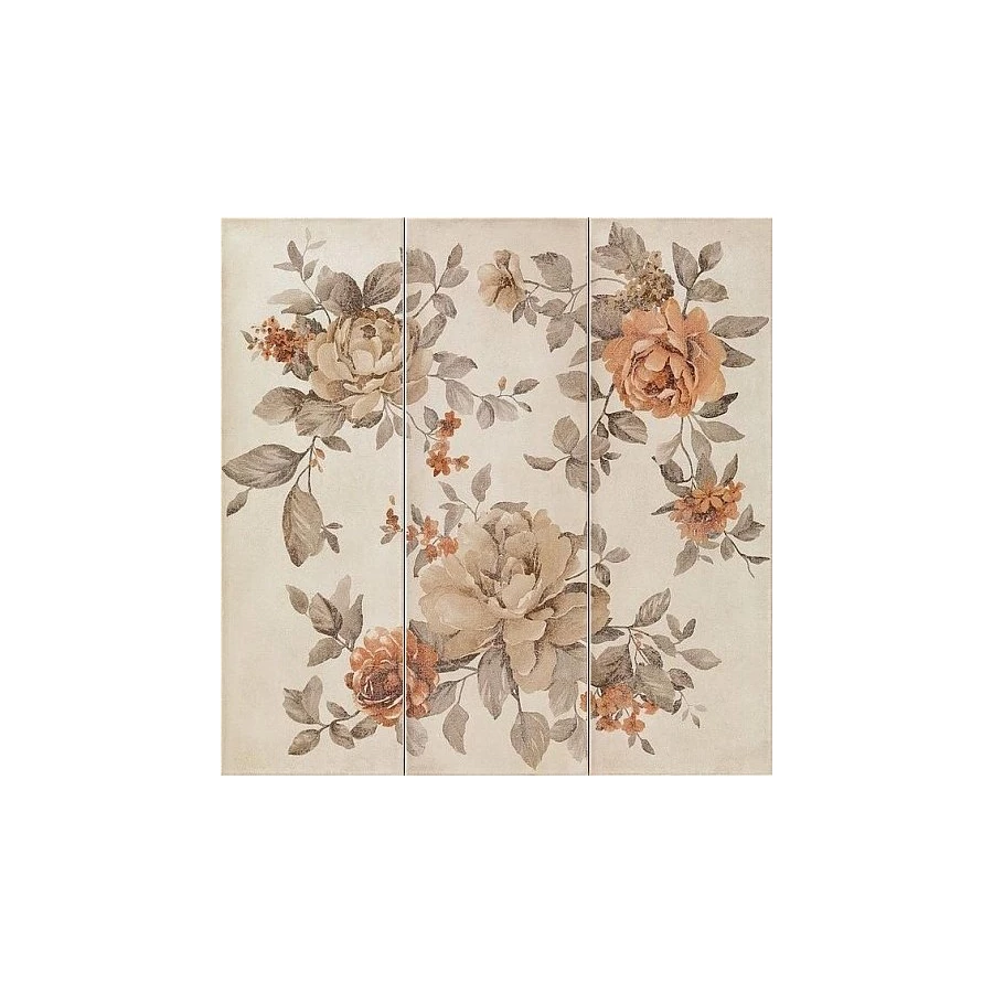 Панно Ragno Marazzi Rewind Decoro C3 Corda бежевый (компл. из 3-х шт.) 76х75 см