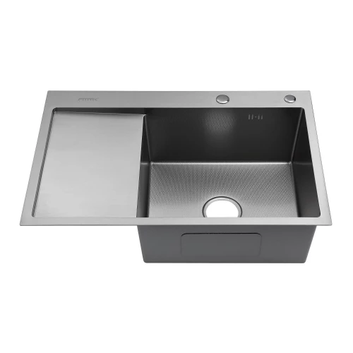 Мойка Fmark для кухни сатин FSC7550L-R 75x50 см