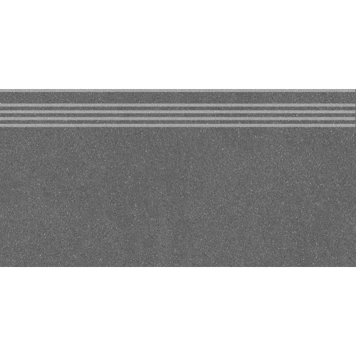 Ступень Kerama Marazzi Джиминьяно антрацит матовый обрезной DD254320R\GR 60х30 см