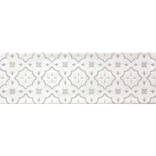 Плитка настенная Monopole Angelo Декор Isabel Bianco Mate матовый белый 30х10 см