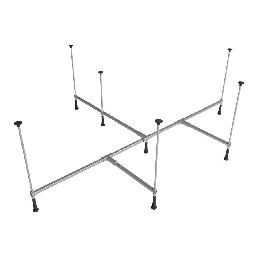 Акриловая ванна Lavinia Boho Elegant S1-3705015P универсальная (комплект 3 в 1) 150x150 см