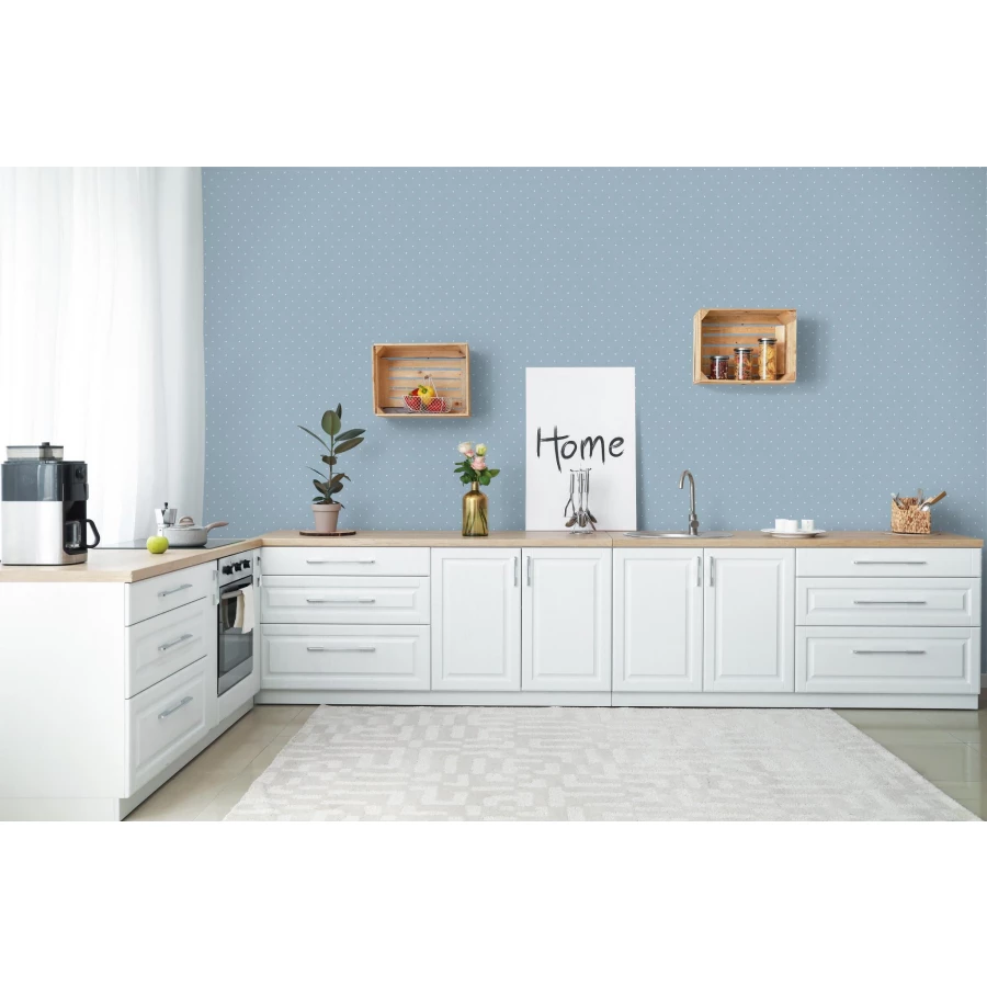 Обои винил на флизелине Grandeco Jack 'n Rose 2024 Jack' n Rose Junior Синий Белый JR 1104 10,05x0,53 м