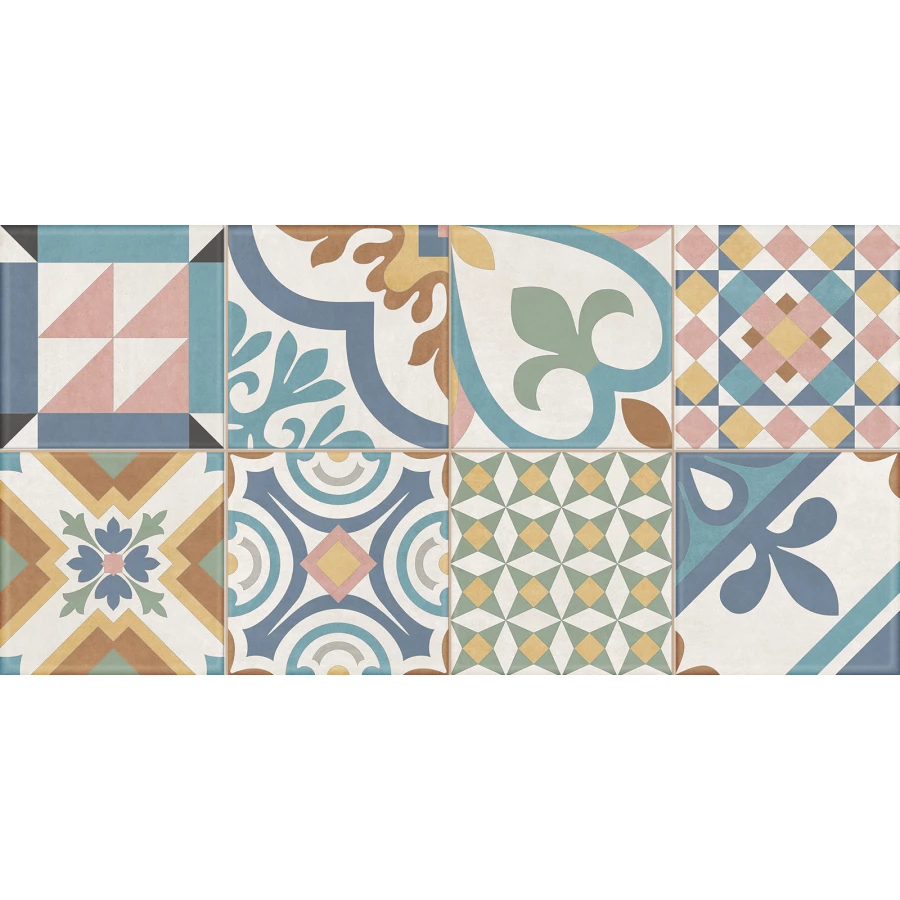 Плитка настенная New Trend Design Art Mix 3 матовая многоцветная WT36DST16 60х30 см