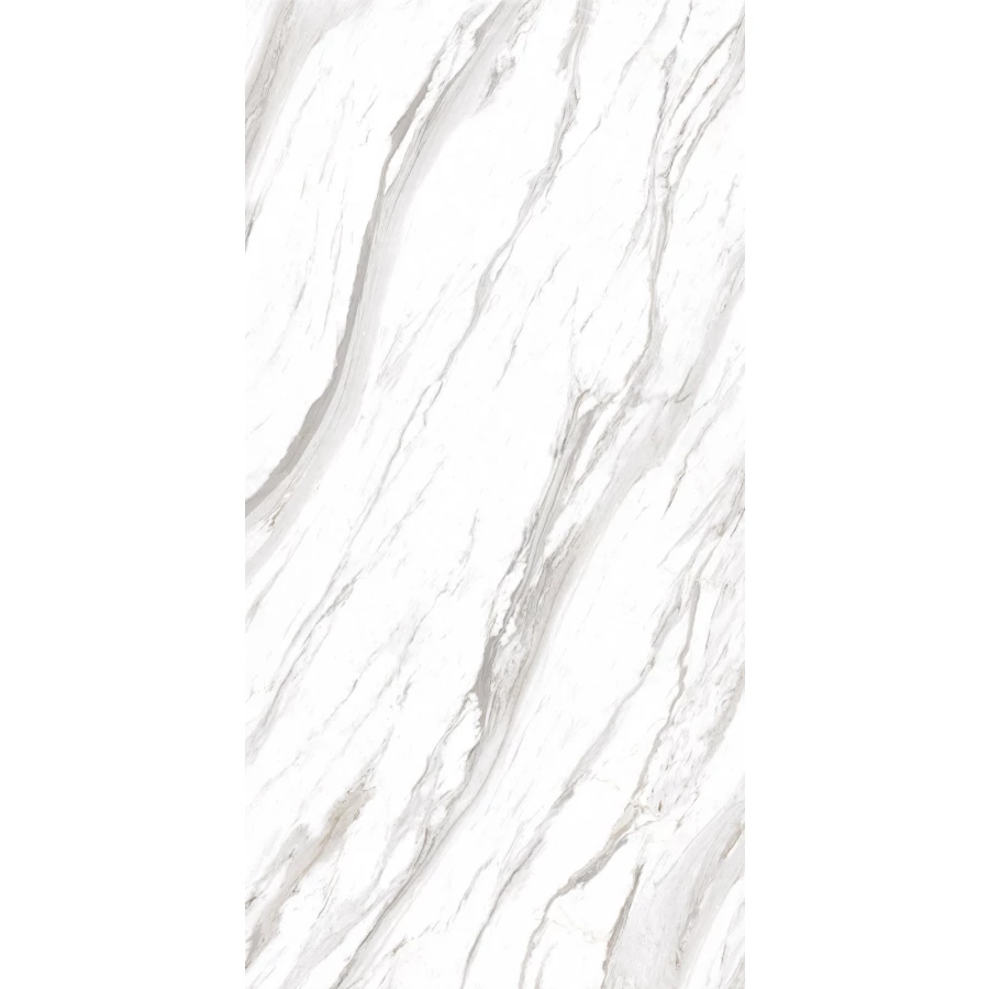 Керамогранит A-Ceramica Rafaelo Polished глянцевый бело-серый 246736 160х80 см