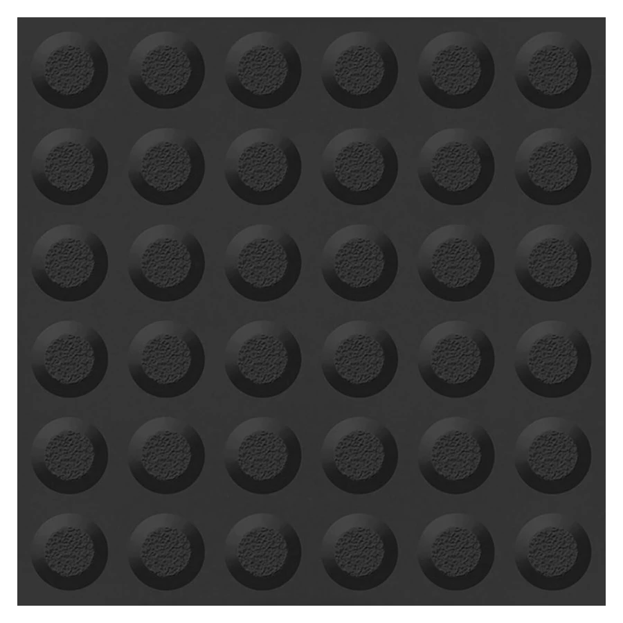 Керамогранит Estima Avenue Bobbles ANB110 Тактильный конус матовый чёрный 70996 30х30 см