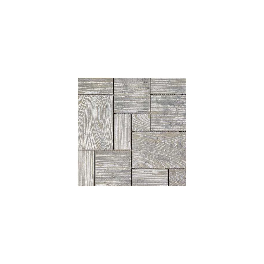 Мозаика из натурального камня Art&Natura Stonewood глянцевая серая hoegaarden 30х30 см