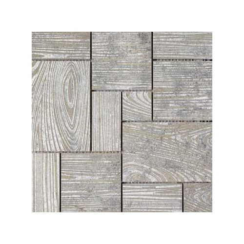 Мозаика из натурального камня Art&Natura Stonewood глянцевая серая hoegaarden 30х30 см