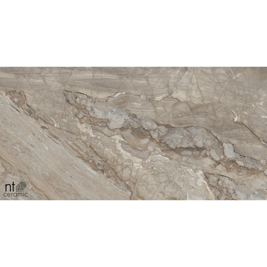 Керамогранит NT Ceramic Gravel Natural Полированный NTT99509P 120х60 см