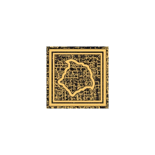 Вставка Versace Eterno Тоццетто Medusa Oro Carbon натуральный 10x10 см