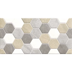 Плитка настенная ALMA Ceramica Savoy рельефная матовая многоцветная TWA3060SAV47 60х30 см