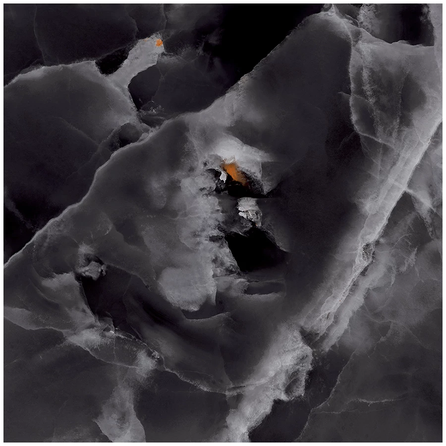 Керамогранит Laparet Andora Black полированный чёрный 60х60 см