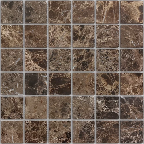 Мозаика LeeDo Pietrine Emperador Dark pol 48x48x7 30,5х30,5 см