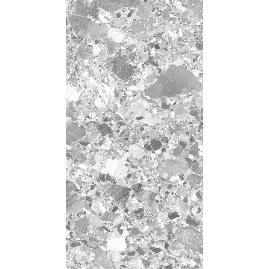 Керамогранит Creanza Terragona Silver Solido матовый с микрогранулами серый SL1004-A 120х60 см