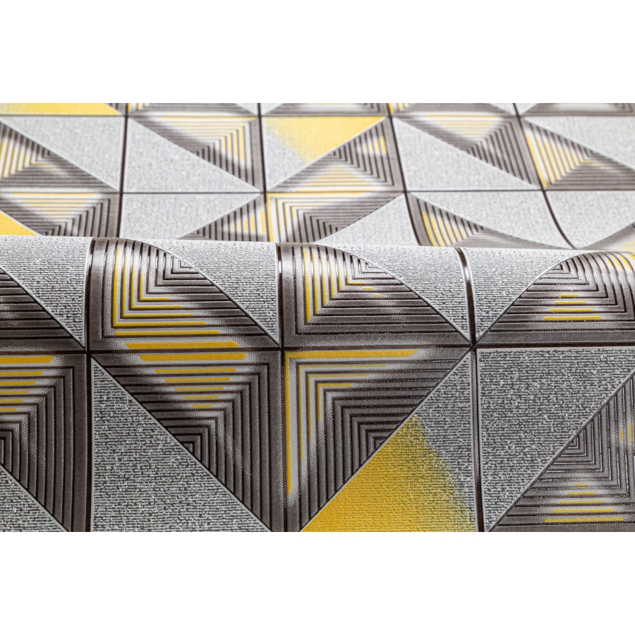 Обои бумажные Palitra Home HomeColor Trio серые HC11044-43 0.53х10.05 м