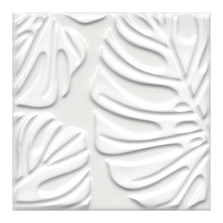 Плитка настенная Kerama Marazzi Агдаль 2 Декор структура матовый белый KMD2SFC001BN 15x15 см