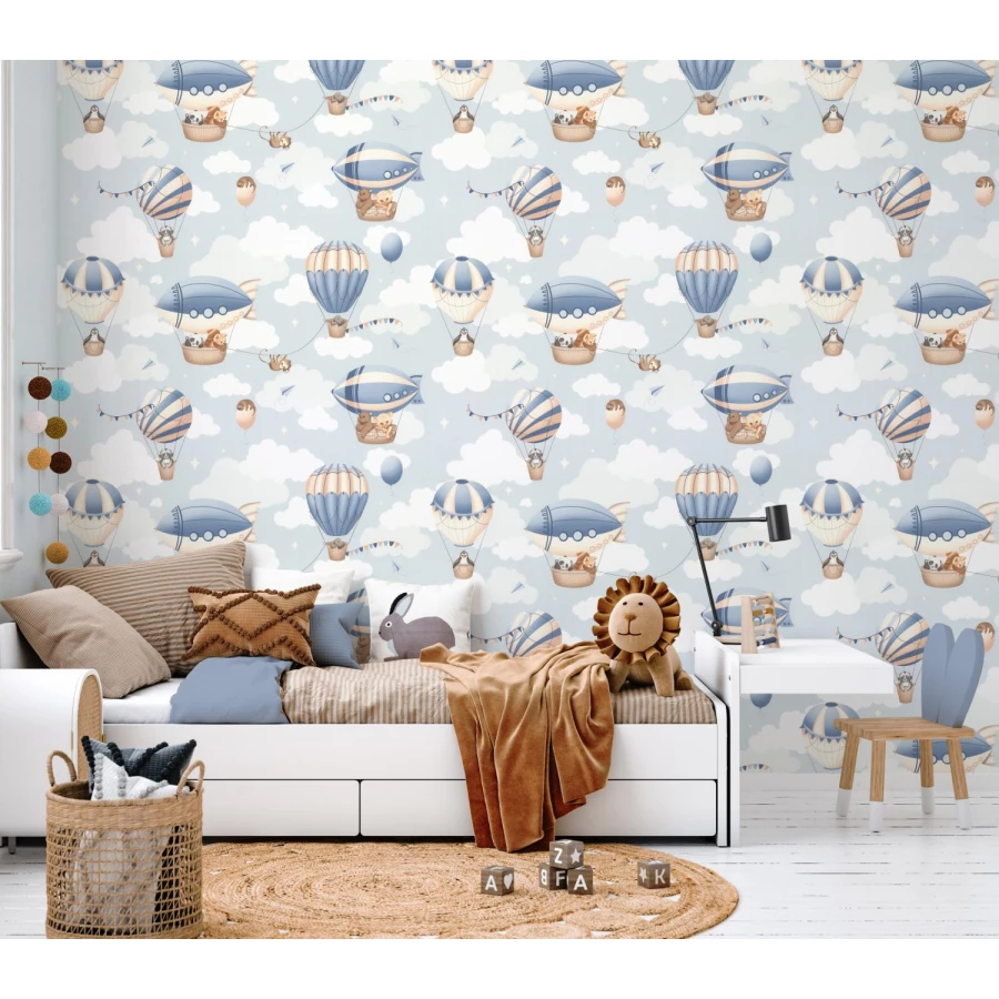 Обои флизелиновые Palitra Home Zoo Child HomeColor серые HC72270-14 1,06х10,05 м