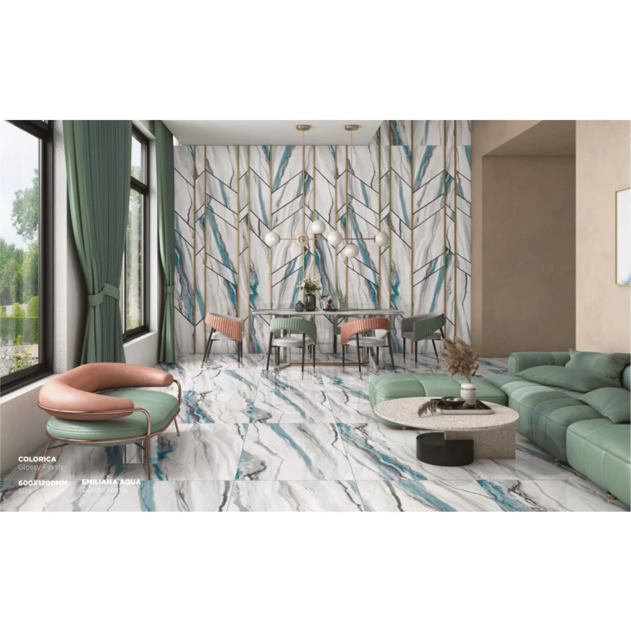 Керамогранит Realistik Emiliana Aqua 120х60 см