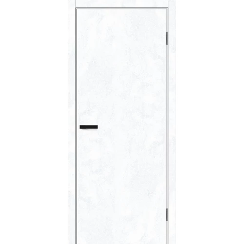 Межкомнатная дверь Mr. Wood Браво-0 200x40 экошпон Bravo A полотно глухое цвет Snow Art
