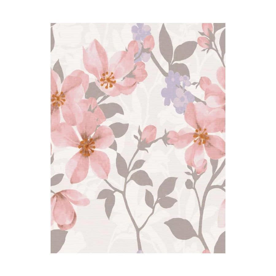 Плитка настенная Lasselsberger Ceramics Натали Флауэр розовая 1034-0172 33х25 см