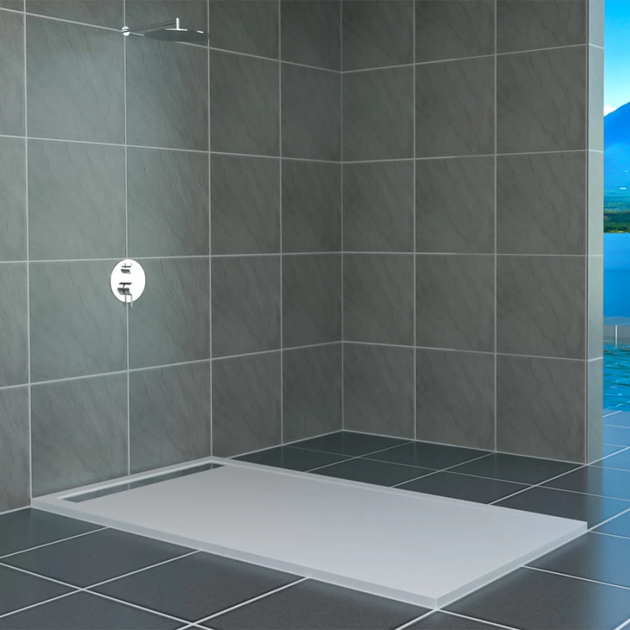 Душевой поддон прямоугольный RGW STM-W 14202912-01 белый 1200x900 мм