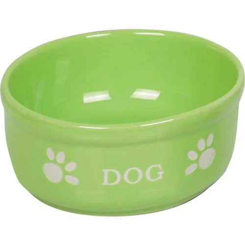 Миска Nobby Dog салатовая с рисунком керамика 0,46 л