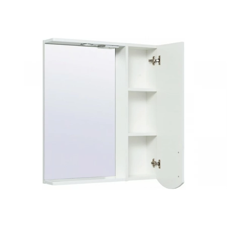 Зеркальный шкаф Runo Неаполь 75 правый 00-00001031 75x75 см