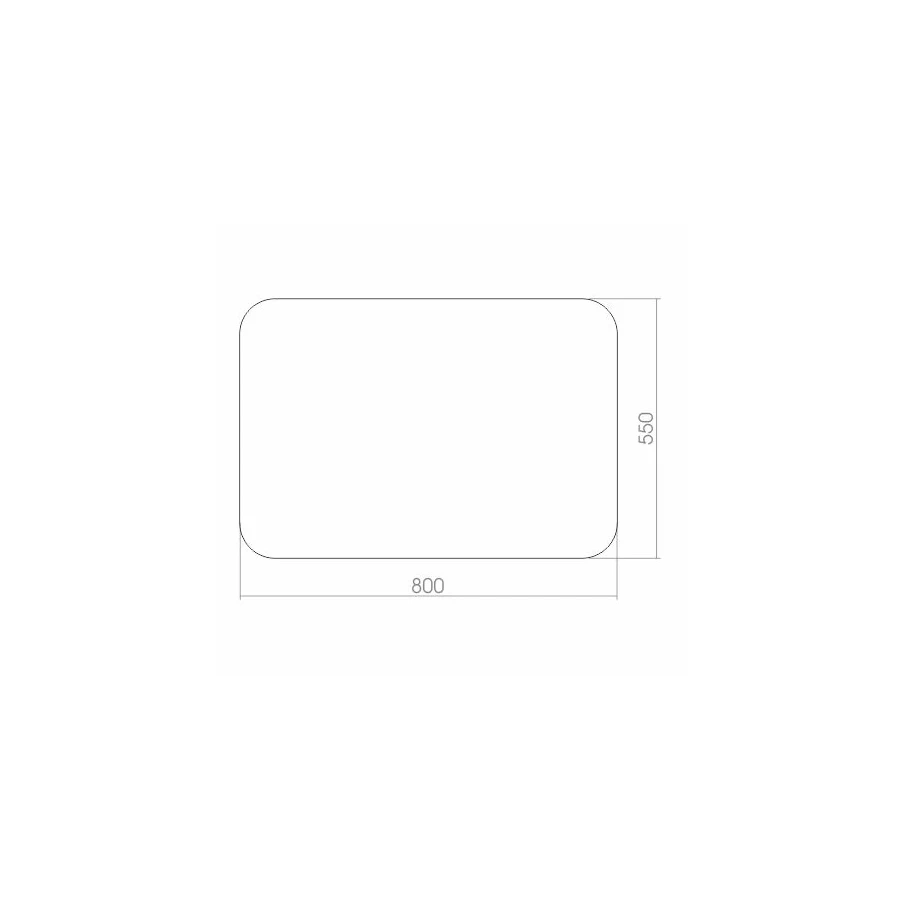 Зеркало Silver Mirrors выключатель-датчик на движение Шампань ФР-00000952 80x55 см