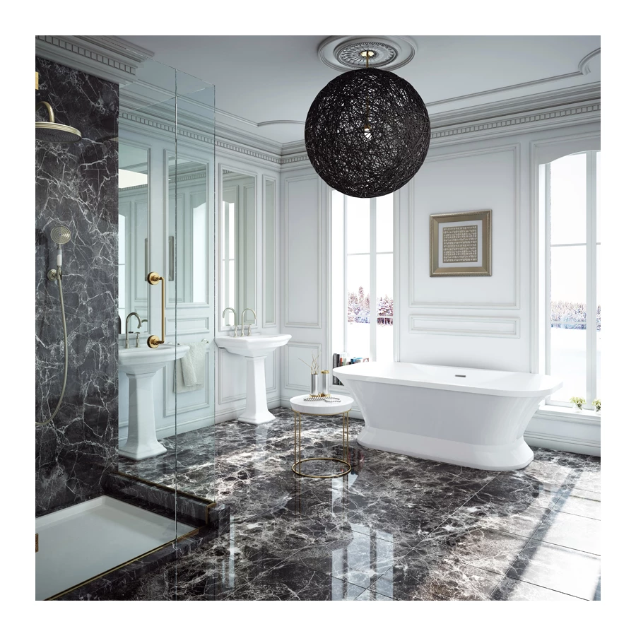 Ванна акриловая Azario Bordeaux свободностоящая в комплекте с сифоном и металлической рамой белая BOR18090 180x90x60 см