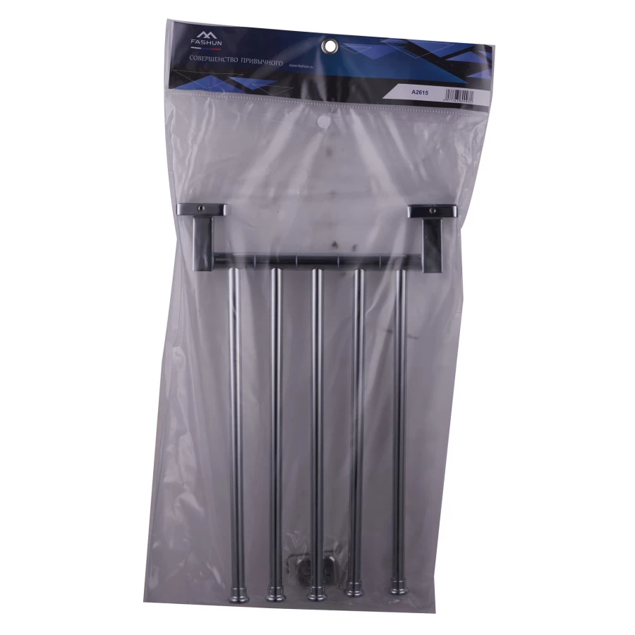 Держатель Fashun для полотенец 5 реек поворотный хром A2615