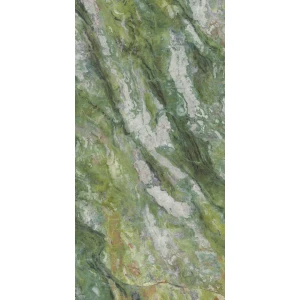 Керамогранит Ariostea Ultra Marmi Brilliant Green Lucidato Shiny 6 мм глянцевый зеленый UM6L300635 300х150 см
