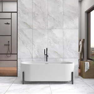 Керамогранит Neodom Sale Ornato Wave Carving матовый серый N20538 120х60 см