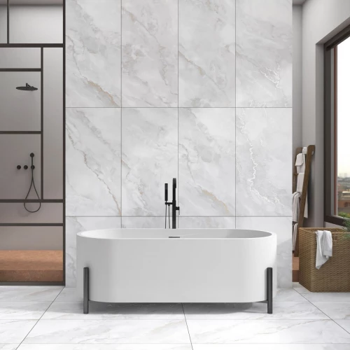 Керамогранит Neodom Sale Ornato Wave Carving матовый серый N20538 120х60 см