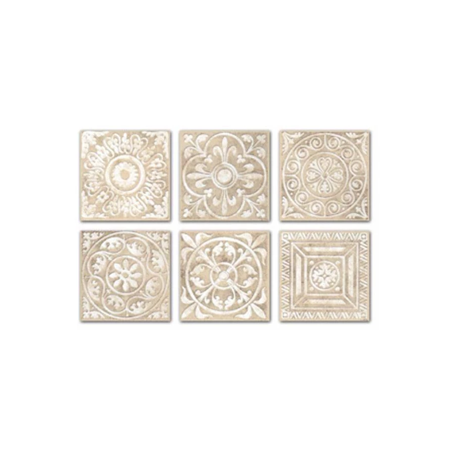 Керамогранит Kerama Marazzi Сонет Вставка матовая бежевая A1294\SG1550 4,7x4,7 см