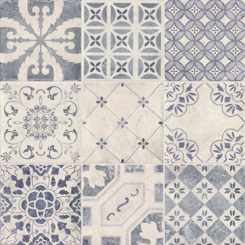 Плитка настенная Mainzu Milano Antiqua глянцевая голубая PT01834 20х20 см