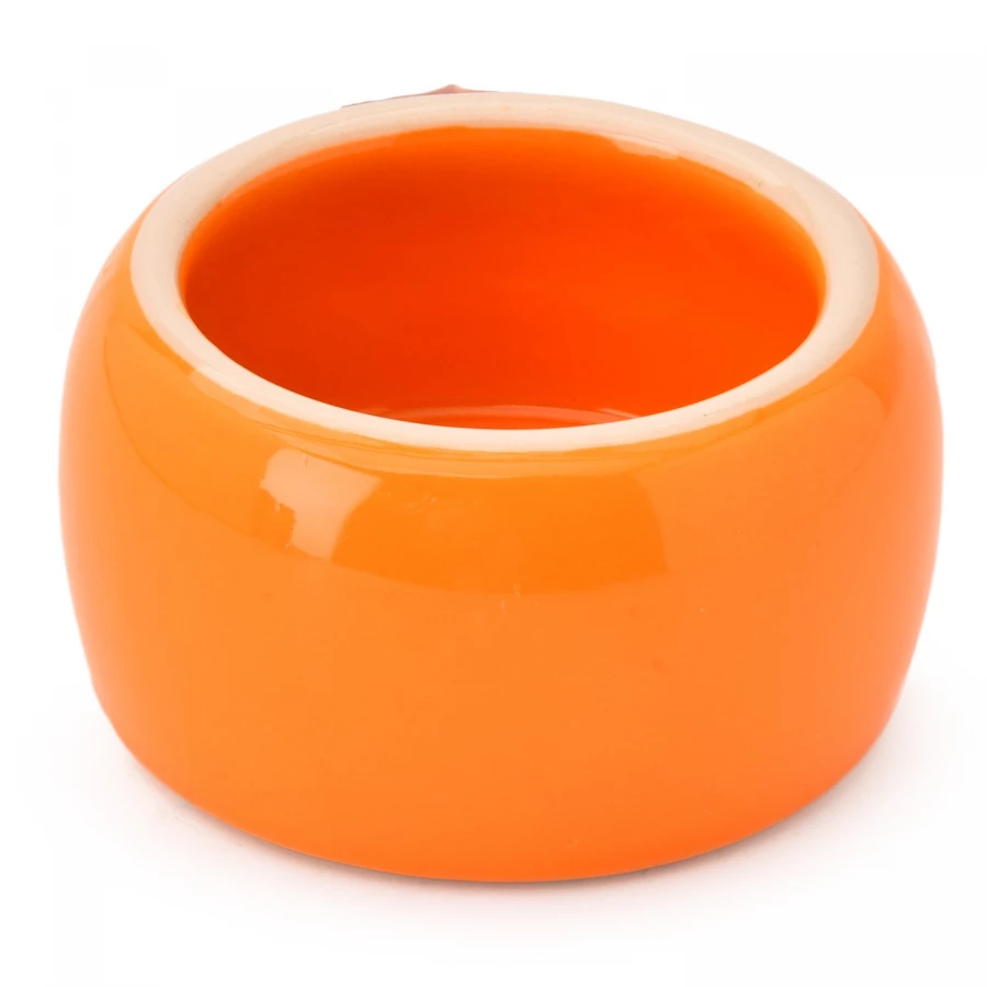 Миска Nobby оранжевая керамика 0,125 л 