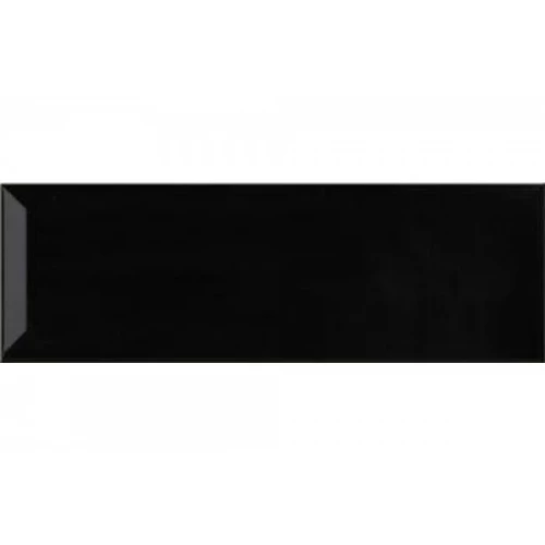 Плитка настенная Monopole Negro Brillo Bisel 10x30 см