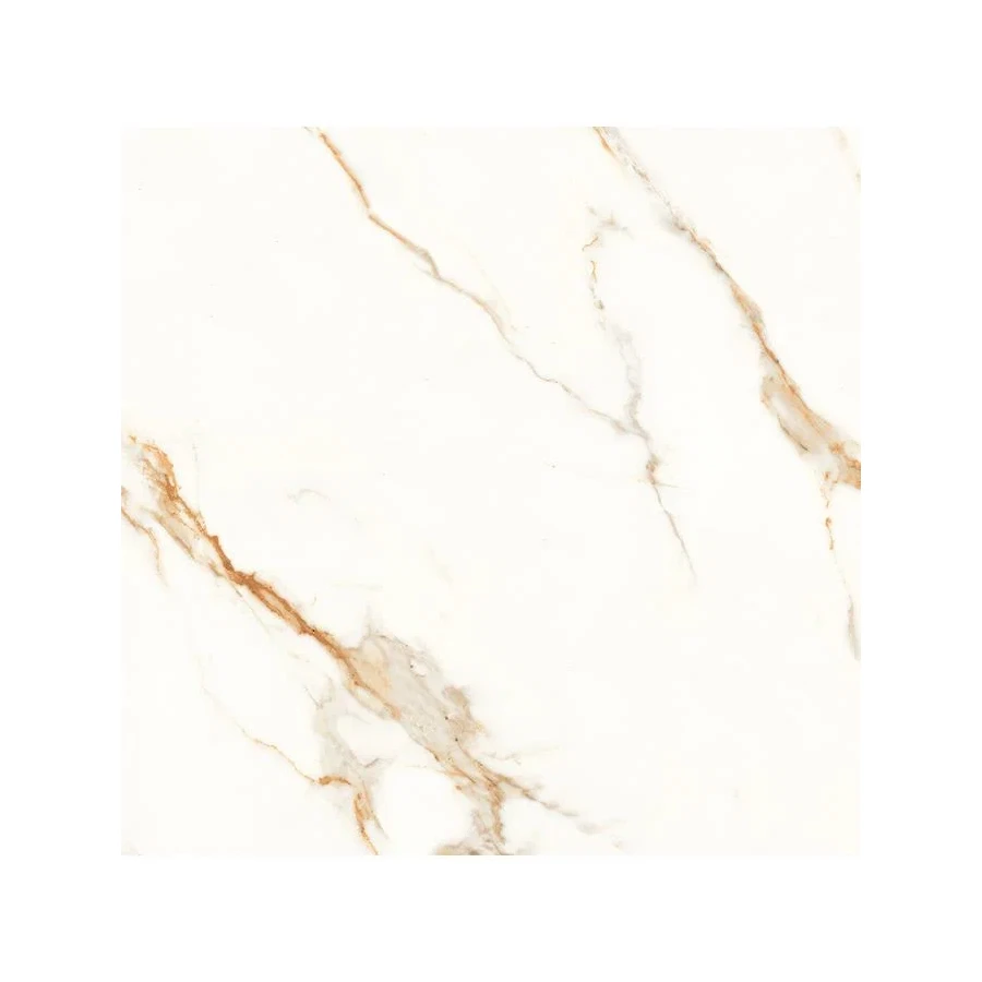 Керамогранит Laparet Venato Calacatta Gold белый сатинированный 60х60 см