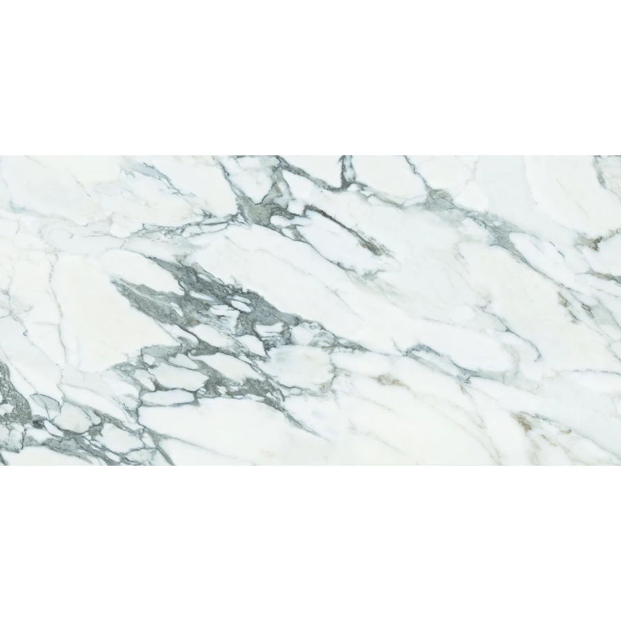 Керамогранит lamore Ceramic Gloss 60х120 Derby Natural глянцевый бело-серый 60/120-020 120х60 см