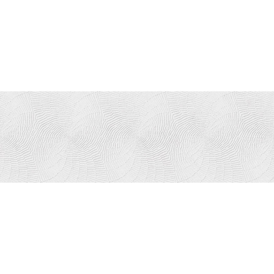 Плитка настенная Metropol Santorini Art White Pure матовая белая R0002762 90x30 см