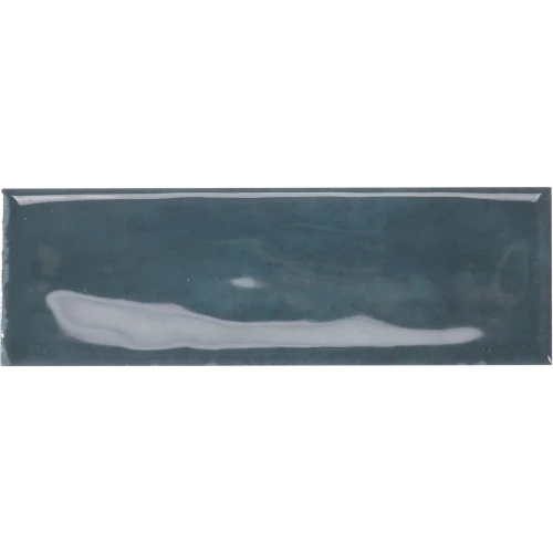 Керамогранит Monopole Artisan Blue 002592 глянцевый синий 15x5 см