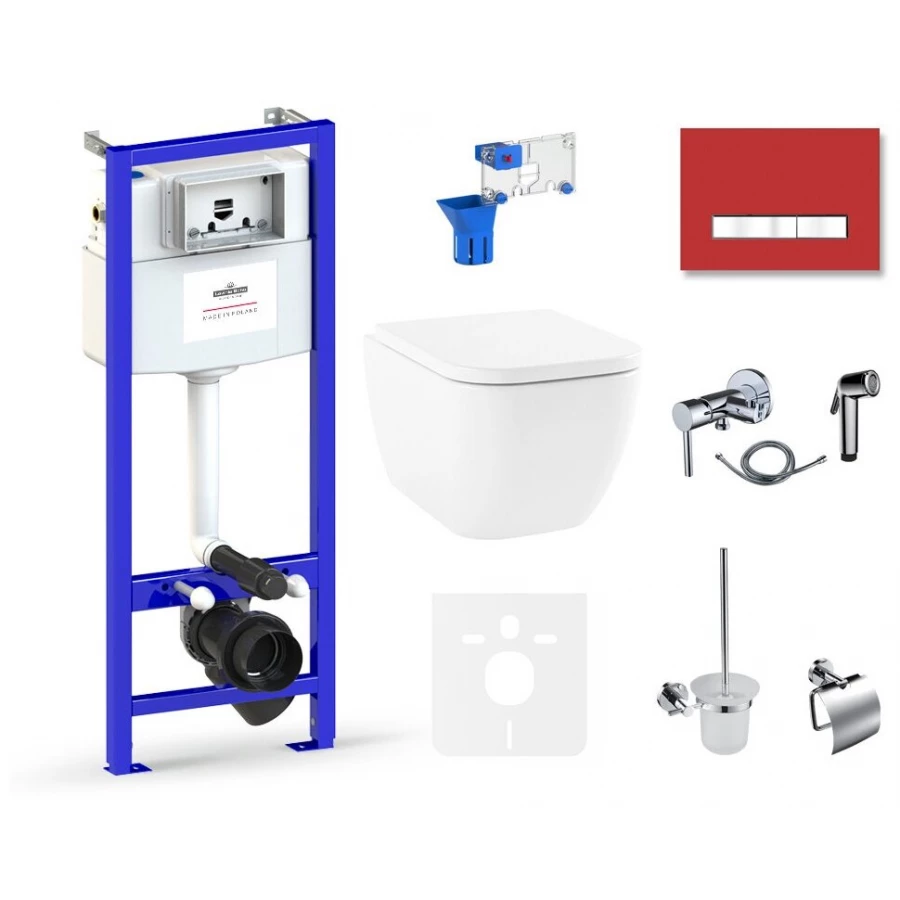 Унитаз Lavinia Boho Relfix One Rimless 75110570 (комплект 10 в 1)