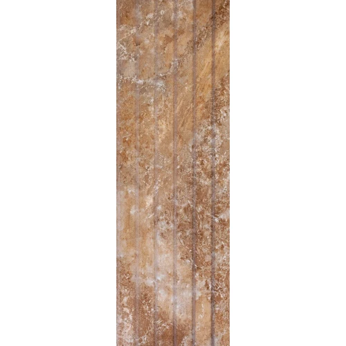 Плитка настенная Sina Tile Cemento Brown Rustic B 9992 глянцевая коричневая 90х30 см