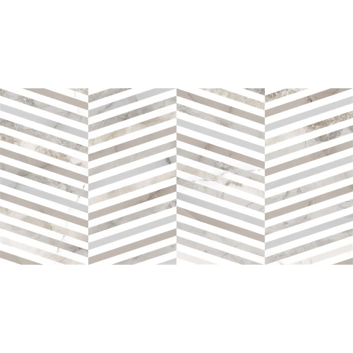 Плитка облицовочная Global Tile Tonic шеврон серый 50*25 см
