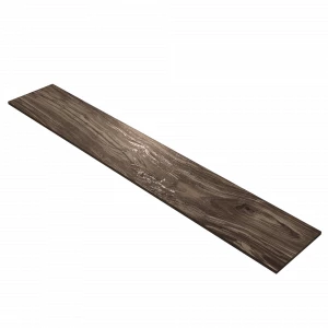 Керамогранит Creanza Pearsian Wood Charcoal Carving темно-коричневый CW-CR01-B 120х20 см