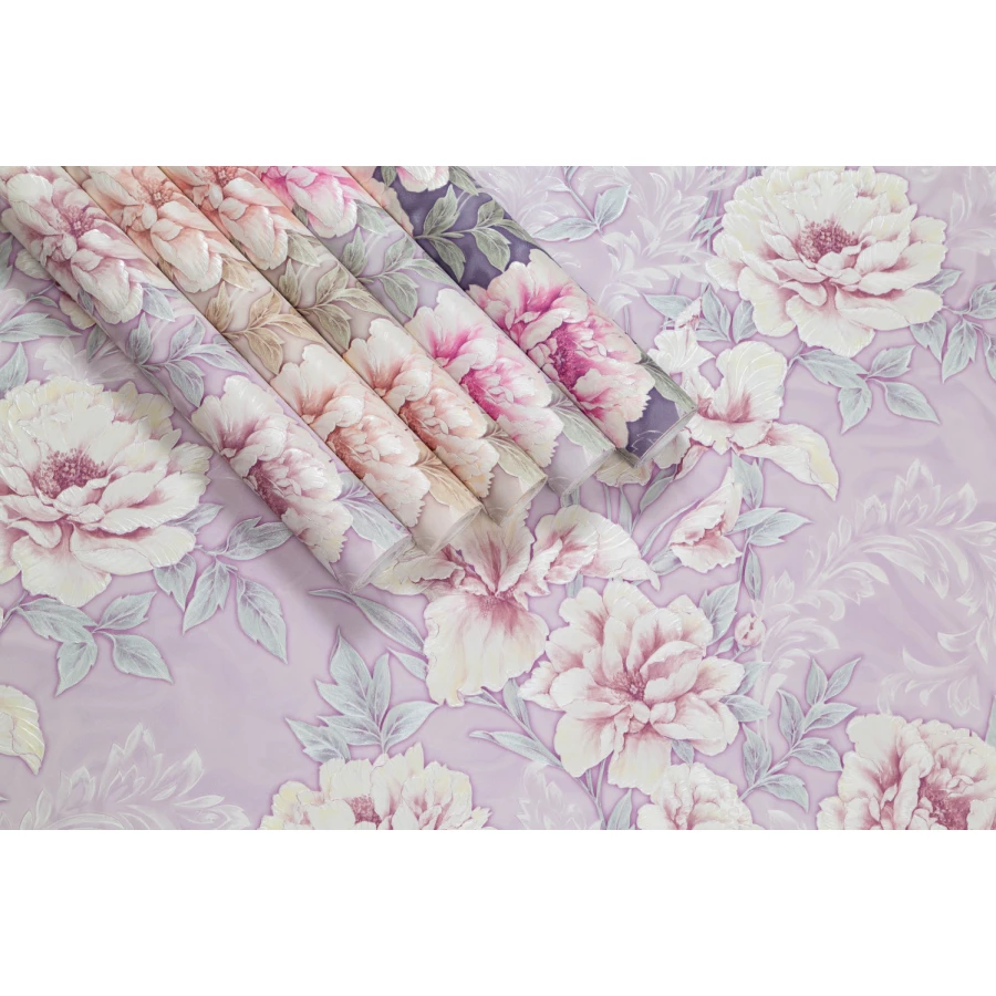 Обои флизелиновые Palitra Home HomeColor Allegra розовые HC71662-45 1,06х10,05 м