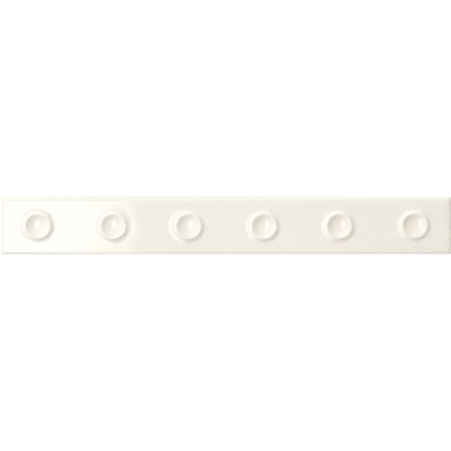 Плитка настенная Mutina Пунто Довн Глоссй Блансо / Punto Down Glossy Blanco глянцевая белая BOPDLG01 31,5х21,1 см